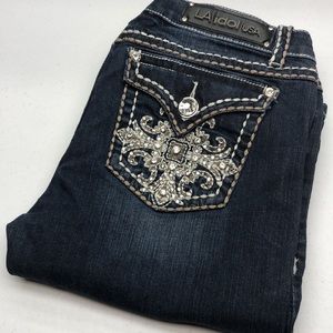 L.A. IDOL PREMIUM DENIM 33x34 97% COTTON (SIZE 11)